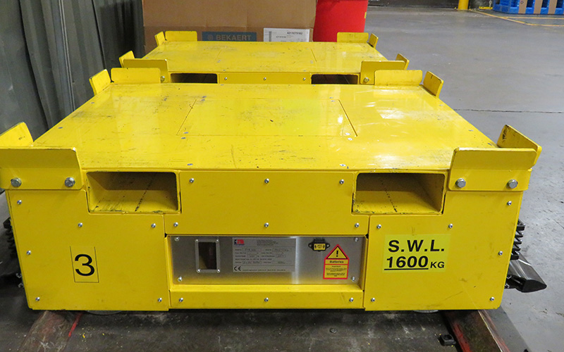 Battery powered & R/F controlled Creel Trolleys Battery powered & R/F controlled Creel Trolleys